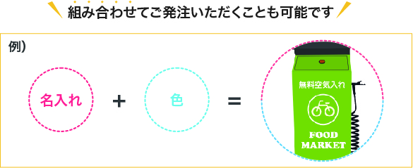 組み合わせ可能