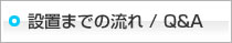 設置までの流れ・Q＆A