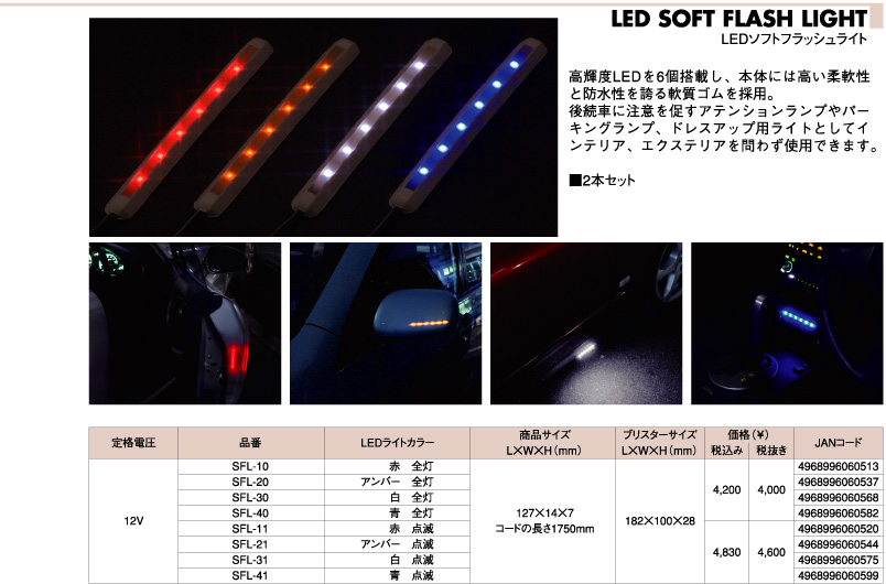 LEDソフトフラッシュライト